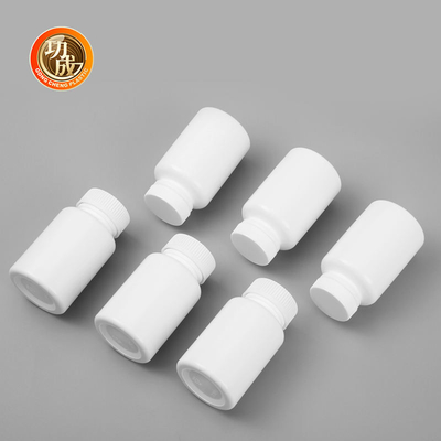 100ml Plastik Hap Şişesi Kokusuz PE Plastik Kapsül Kabı