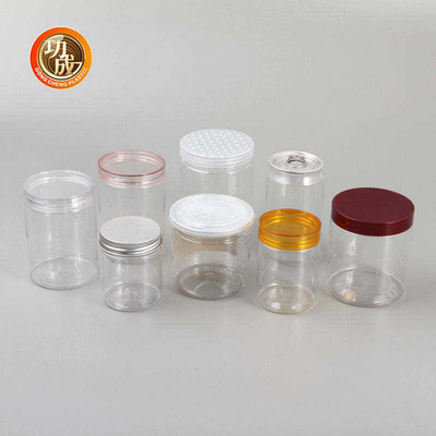 Şeker Çerez Çay Saklama Kavanozları Plastik Küçük Plastik Tatlı Kavanozlar 6oz