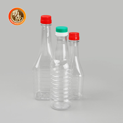 Hindistan Cevizi Yağı Plastik Çeşni Şişeleri 500ml Soya Sosu Şişesi Gıda Sınıfı