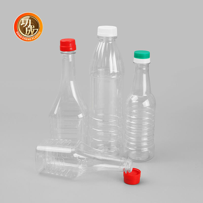 Şeffaf Plastik Çeşni Şişeleri 500ml 900ml 1800ml 5000ml Zeytinyağı Plastik Şişe