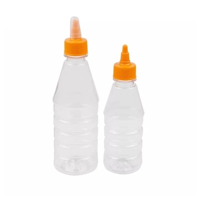 Gıda Sınıfı PET 17oz Şeffaf Ketçap Hardal Sıkma Şişeleri