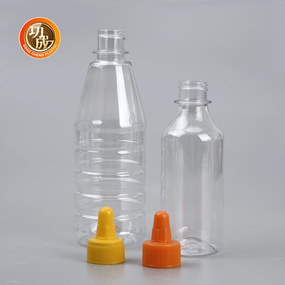 Sızdırmaz Plastik Sıkma Sos Şişesi PET Domates Ketçap Sıkma Şişesi