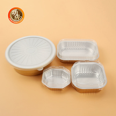 Tek Kullanımlık Paket Yemek Kabı Alüminyum Folyo Pişirme Tepsisi Barbekü Pan