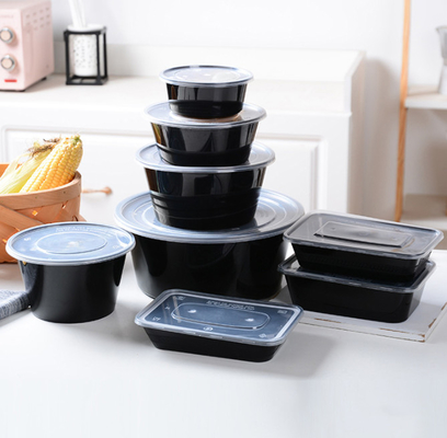 Sızdırmaz Plastik Gıda Saklama Kutuları Tek Kullanımlık Paketleme