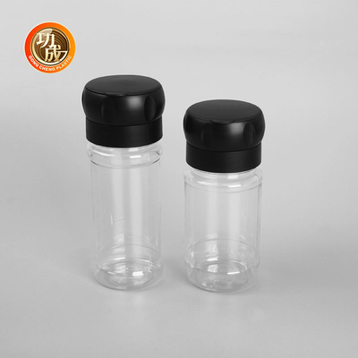 125Ml Plastik Baharat Şişeleri Vidalı Ağız Baharat Çalkalayıcı Kapaklı