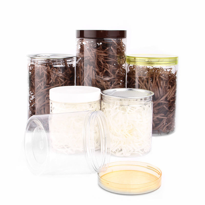 ODM Candy Cookie Jar 85 Kalibre PET Şeffaf Boş Gıda Sınıfı