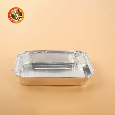 Dörtgen Yuvarlak Gıda Paketi Paket Kutuları Gümüş Altın Kapak Foliya Kapak PP Kapak