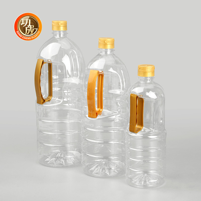 Kapaklı vida plastik yemek yağı şişesi gıda kalitesi baharatlar Paketleme Özel 1000ml-1800ml