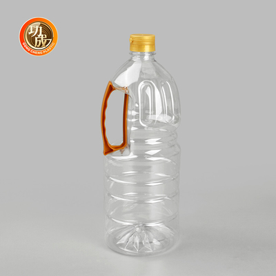 Açık Plastik Sos Şişeleri Gıda Kaliteli Silindir Paket 1000ml-1800ml Kapasite