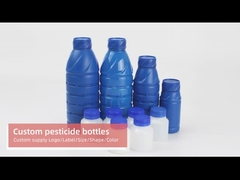 PE Pestisitler Ambalaj Şişeleri 100ml 200ml 500ml 1000ml Plastik Kimyasal Şişe