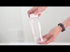 Kapaklı Flip Top Food Grade ile PET Plastik Sıkma Sos Şişeleri