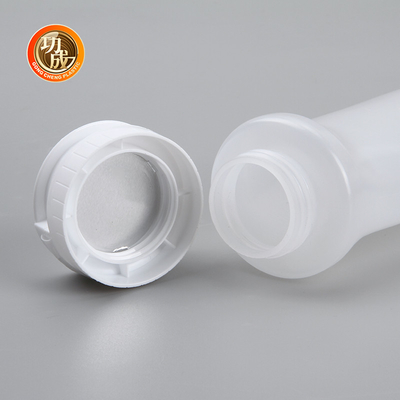 Şurup 250ml 500ml için Flip Top Plastik Sıkma Sos Şişesi