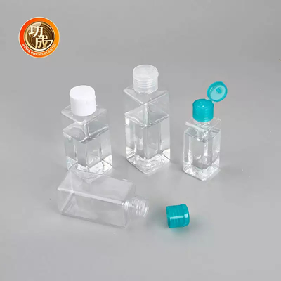 Silikon Tutucu ile OEM Mini Plastik Temizleyici Şişe PCR PLA Seyahat Boyu El Temizleyici Şişe