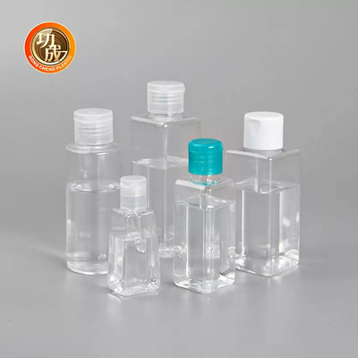 Silikon Tutucu ile OEM Mini Plastik Temizleyici Şişe PCR PLA Seyahat Boyu El Temizleyici Şişe