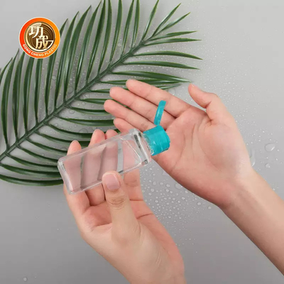 Silikon Tutucu ile OEM Mini Plastik Temizleyici Şişe PCR PLA Seyahat Boyu El Temizleyici Şişe