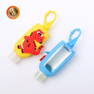 Silikon Tutucu ile OEM Mini Plastik Temizleyici Şişe PCR PLA Seyahat Boyu El Temizleyici Şişe