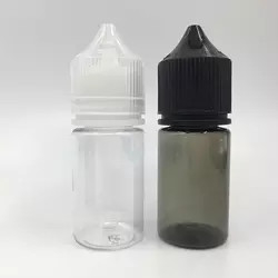60ml 15ml 30ml 10ml Boş Plastik E Sıvı Şişe 120ml Pet Siyah Damlalıklı V3 Şişe