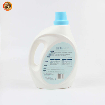 Boş 3L HDPE Plastik Sıvı Çamaşır Deterjanı Şişesi 1 Galon