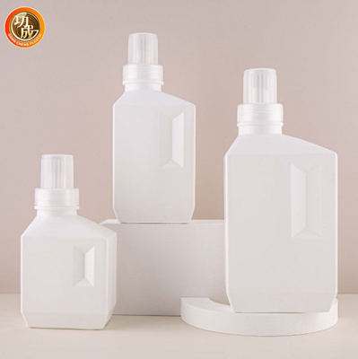 Boş PE Plastik Sıvı Çamaşır Deterjanı Şişesi 1L 2L Doldurulabilir