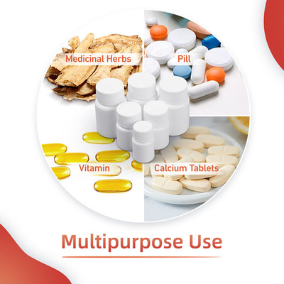 100ml 150ml 200ml Vidalı Hap Şişeleri Silindir HDPE İlaç Depolama Şişesi