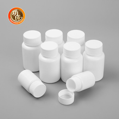 Vidalı Kapaklı 100ml 120ml 150ml Beyaz Plastik Hap Şişesi