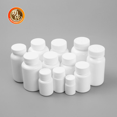 Özel Gıda Sınıfı Plastik Hap Şişe Vidalı Kapak HDPE İlaç Şişesi