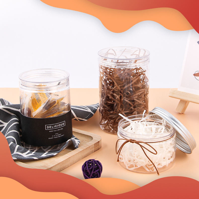 Gıda Sınıfı Plastik Boş Baharat Kavanozları 500ml 1000ml Geniş Ağızlı Plastik Kaplar
