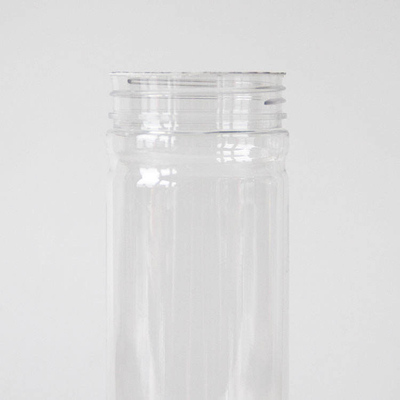 Şeffaf PET Şeker Kurabiye Kavanozu 450ml 500ml Kapaklı Plastik Şeker Kavanozları
