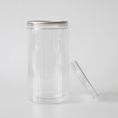 Kapaklı Gıda Sınıfı Şeffaf Geniş Ağızlı Pet Plastik Bal Kapları