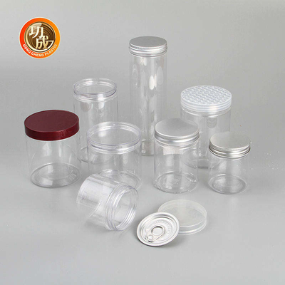Özel Küçük Plastik Gıda Depolama Şeker Kurabiye Kavanozu 420ml 500ml 600ml