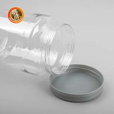 Gıda Sınıfı Şeffaf Plastik Reçel Şişesi 500ml 2000ml Pet Kurabiye Kavanozu