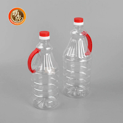 Özel Şeffaf Plastik Çeşni Şişeleri 1680ml Fıstık Yağı Şişesi