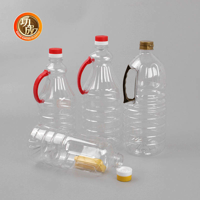 Fıstık Yağı Plastik Çeşni Şişeleri PET Şeffaf Plastik Soya Sosu Şişesi