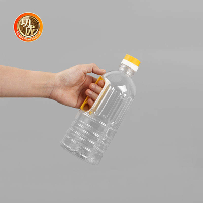 Fıstık Yağı Plastik Çeşni Şişeleri PET Şeffaf Plastik Soya Sosu Şişesi