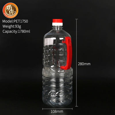 Özel Plastik Çeşni Şişeleri 800ml 900ml Şeffaf PET Soya Sosu Şişesi