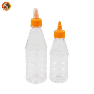 Yeniden Kullanılabilir Plastik Sıkma Sos Şişesi BPA Free Çeşni Sıkma Şişesi