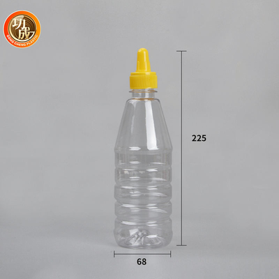 Sızdırmaz Plastik Sıkma Sos Şişesi PET Domates Ketçap Sıkma Şişesi