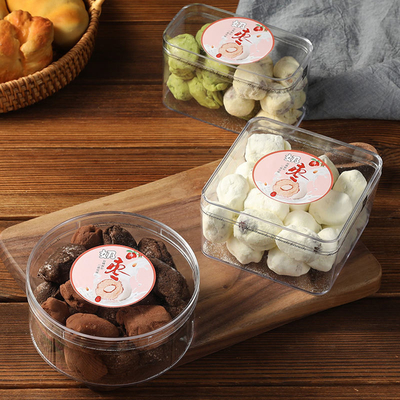 Kare Tiramisu Kek Saklama Kabı Pasta Mus Tatlı Tatlı Ambalaj Kutusu