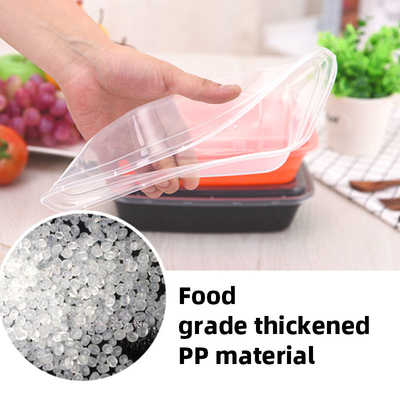OEM Tek Kullanımlık Kapları Çıkarın Kapaklı Plastik Tepsiler