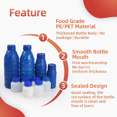 Pestisit Tarım Sıvı Gübre Şişesi için Plastik PE PET Şişe 500ml 1000ml