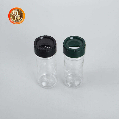 Vidalı Kapaklı Plastik Baharat Şişeleri Boş Biber Çeşni Plastik Çalkalayıcı Kavanozları