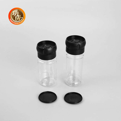 Gıda Sınıfı Plastik Baharat Şişeleri PET Biber Baharat Öğütücü Şişesi