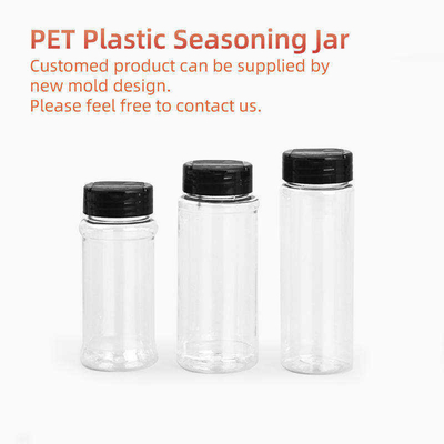 100Ml Plastik Baharat Şişeleri Ot Tozları Baharat Çalkalayıcı Kapları
