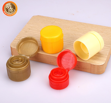 25 - 35mm Plastik Şişe Kapağı Soya Sosu Flip Top Vidalı Kapak