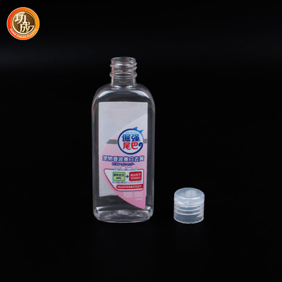 Sıvı Sabun Plastik Dezenfektan Şişesi Şeffaf Boş El Dezenfektanı Şişeleri