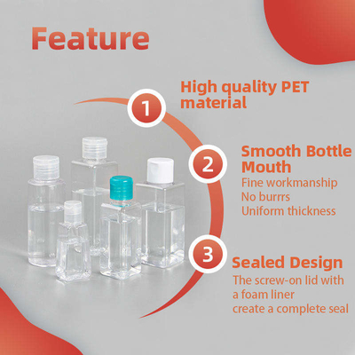 Taşınabilir Plastik Temizleyici Şişe 10ML 20ML 30ML el jeli şişe tutacağı
