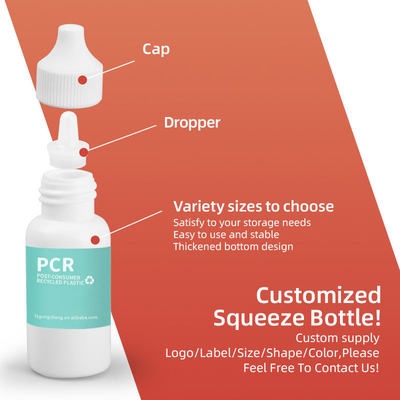 OEM Plastik Squeeze Losyon Şişesi Özel Boş Pcr Şişesi Paketleme