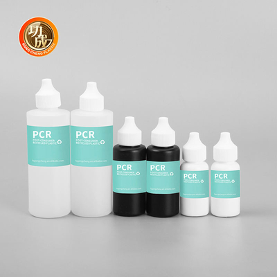 30Ml 50Ml 120Ml Pcr Düzene sahip geri dönüşümlü plastik sıkıştırma şişeleri