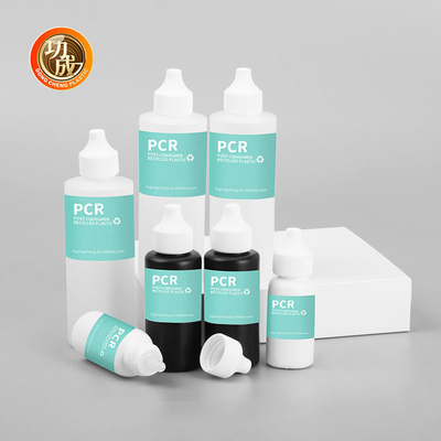 50ml Plastik E Sıvı Şişe Saç Yağı Sıkıştırma Uygulayıcısı Döner Açık dağıtım kapağı ile ambalaj şişesi