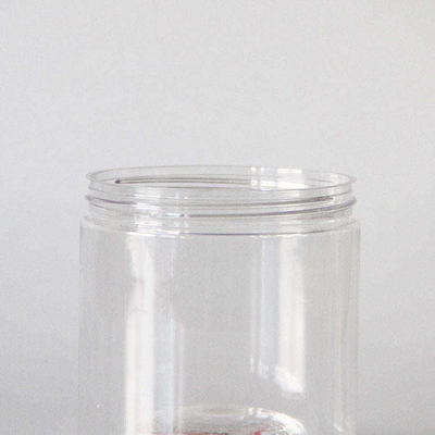 Özel PET Gıda Plastik Geniş Ağızlı Kapaklı Kavanozlar 410ml